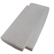Crib Jersey Fitted Sheets 100% Cotton 40x90cm - Pack Of 2 - Fits All Models image 166