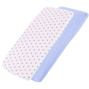 Crib Jersey Fitted Sheets 100% Cotton 40x90cm - Pack Of 2 - Fits All Models image 90