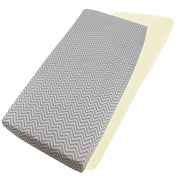 Crib Jersey Fitted Sheets 100% Cotton 40x90cm - Pack Of 4 - Fits All Models image 114