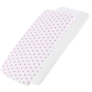 Crib Jersey Fitted Sheets 100% Cotton 40x90cm - Pack Of 4 - Fits All Models image 69