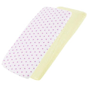 Crib Jersey Fitted Sheets 100% Cotton 40x90cm - Pack Of 4 - Fits All Models image 78