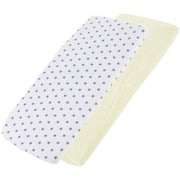 Crib Jersey Fitted Sheets 100% Cotton 40x90cm - Pack Of 4 - Fits All Models image 75