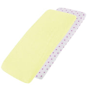 Crib Jersey Fitted Sheets 100% Cotton 40x90cm - Pack Of 4 - Fits All Models image 96