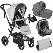 Jané Crosswalk-R All-Terrain Travel System with Carrycot & Koos iSize R1, Tech Mouse / Black Grey image 20