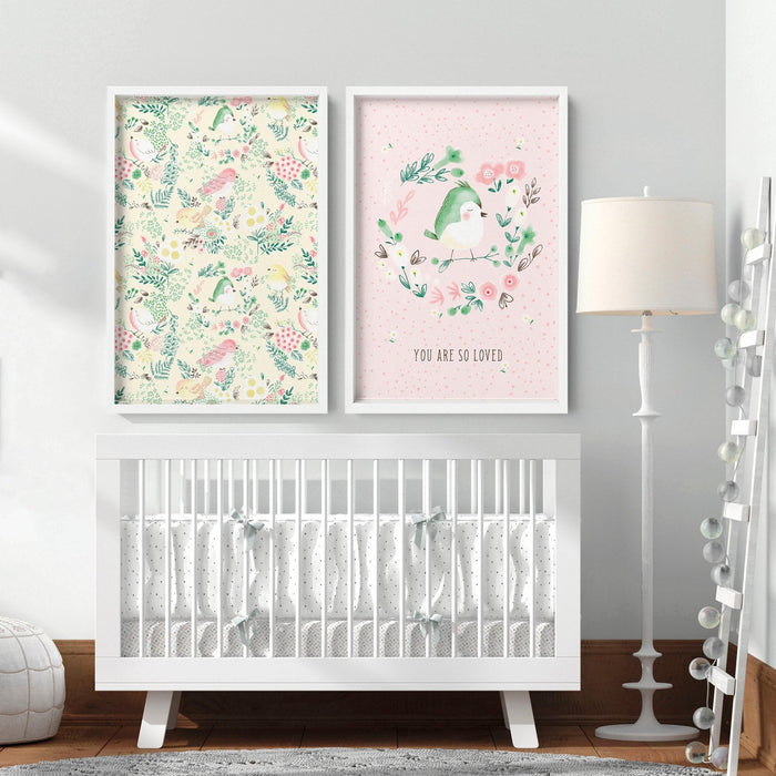 Woodland Nursery Wall Art Prints – Set of 2