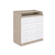 Shefa Kids 800 Changing Dresser – Elm & White image 5
