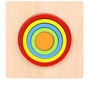 1-3 Years Old Baby Children's Puzzle Wooden 3d Shape Puzzle Toy image 4