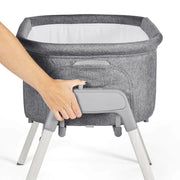 Ickle Bubba Drift Gliding Crib - Ash Grey image 5
