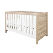 Tutti Bambini Modena 3-in-1 Cot Bed - White/Oak image 2