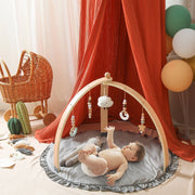 Wooden Baby Play Gym with Activity Toys image 4