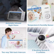 VTech RM7787 HD 7" Over-the-Cot Wi-Fi Baby Monitor image 3