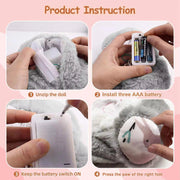 Breathing Rabbit Soothing Sensory Plush Toy With Relieve Anxiety Bunny Comforter Breathes For Newborn Conciliate Baby image 6