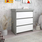 Shefa Kids 880 Baby Changing Unit - Grey/White image 1