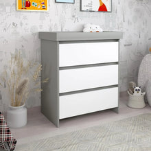 Shefa Kids 880 Baby Changing Unit – Grey & White