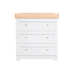 Tutti Bambini Rio Chest Changer - Dove Grey/Honey Oak