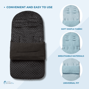 Universal Dimple Footmuff / Cosy Toes - Fits All Pushchairs / Prams & Buggies image 3