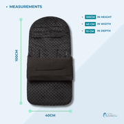 Universal Dimple Footmuff / Cosy Toes - Fits All Pushchairs / Prams & Buggies image 4
