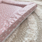 Standard Changing Mat - Dusky Pink Spots Print image 4