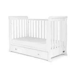Ickle Bubba Snowdon Mini Cot Bed White