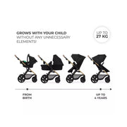 Kinderkraft Moov 2 3-in-1 Travel System - Black image 7