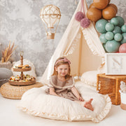 MINICAMP Teepee Tent for Kids with Ruffled Trim image 6