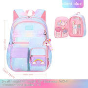 Gradient & Starry Sky Primary School Backpack image 7