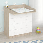 Shefa Kids 800 Changing Dresser – Elm & White image 2
