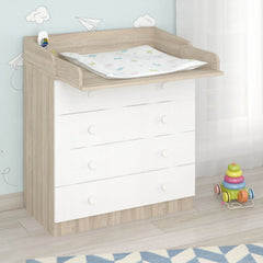 Shefa Kids 800 Changing Dresser – Elm & White