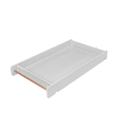 Tutti Bambini Rio Cot Bed with Cot Top Changer & Mattress - Dove Grey/Honey Oak image 7