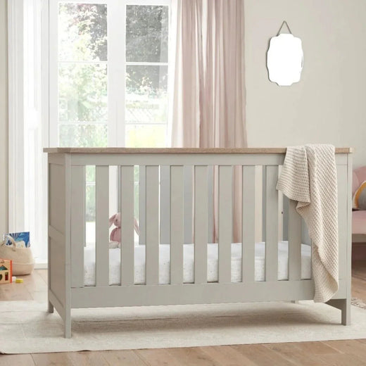Tutti Bambini Verona Cot Bed – Dove Grey & Oak