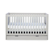 Ickle Bubba Pembrey Cot Bed & Under Drawer Ash Grey - Without Mattress image 5