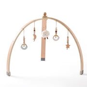 Wooden Baby Play Gym with Activity Toys image 6
