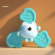 Baby Bath Spinning Top Toy Safe Interesting Baby Bath Toys Animal Hand Spinner Toys With Suction Cups Spin Toy image 6