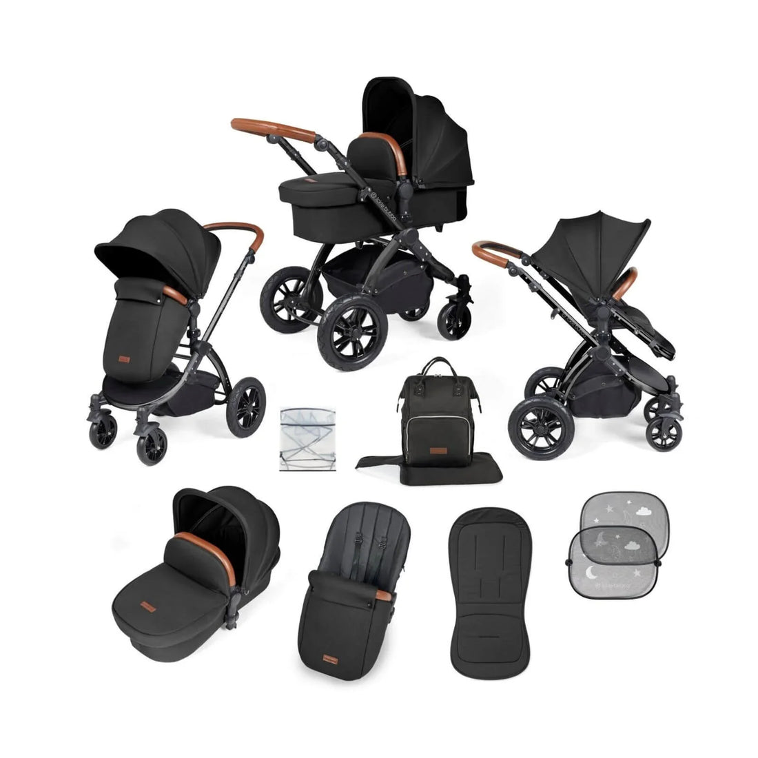 Ickle Bubba Stomp Luxe 2-in-1 Pushchair & Carrycot