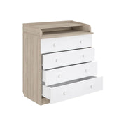 Shefa Kids 800 Changing Dresser – Elm & White image 4