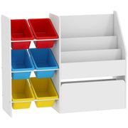 AIYAPLAY Toy Storage Unit with 6 Removable Bins image 9