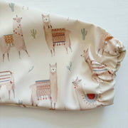 Long Sleeved Baby Bib - Alpacas image 7