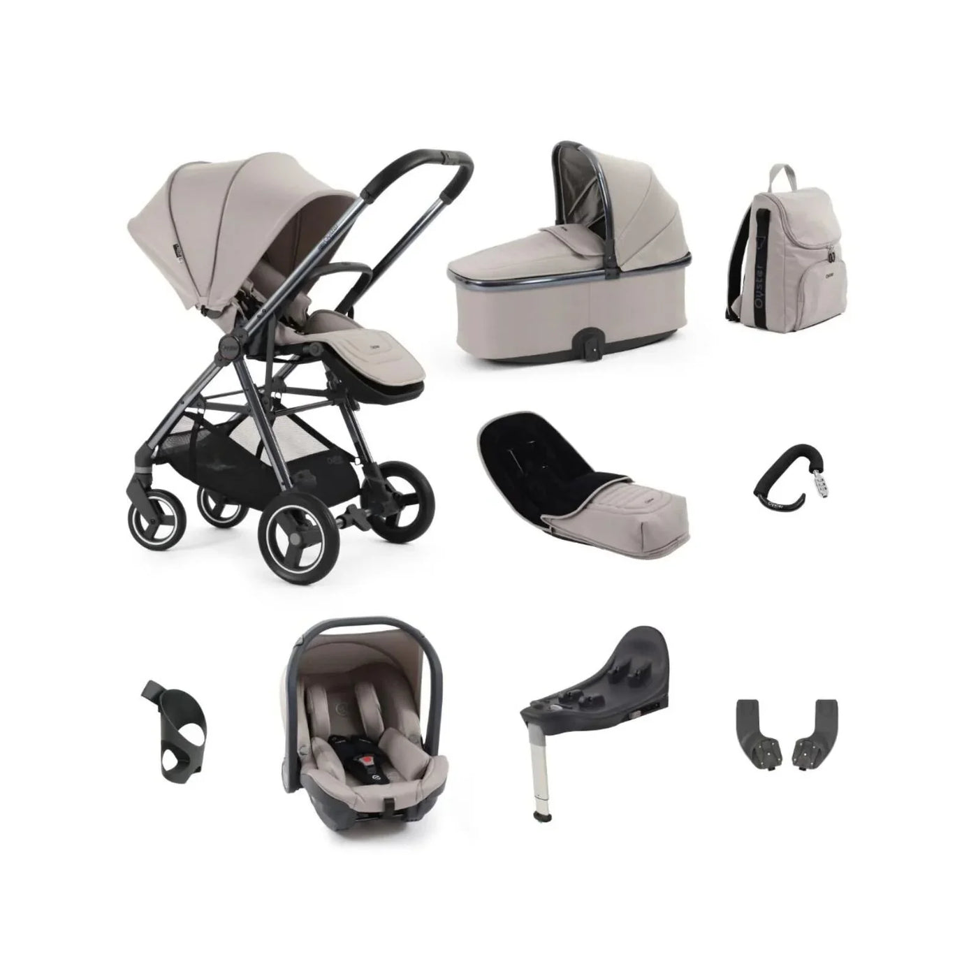 Oyster Gravity+ Stroller Bundle – 9 Piece Set