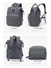 Large Capacity Multifunctional Usb Rechargeable Oxford Cloth Lightweight Baby Diaper Bag image 10