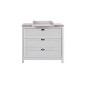 Tutti Bambini Verona Chest Changer - Dove Grey/Oak image 2