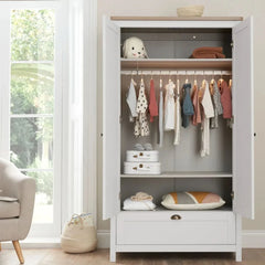 Tutti Bambini Verona 3-Piece Nursery Furniture Set – White & Oak