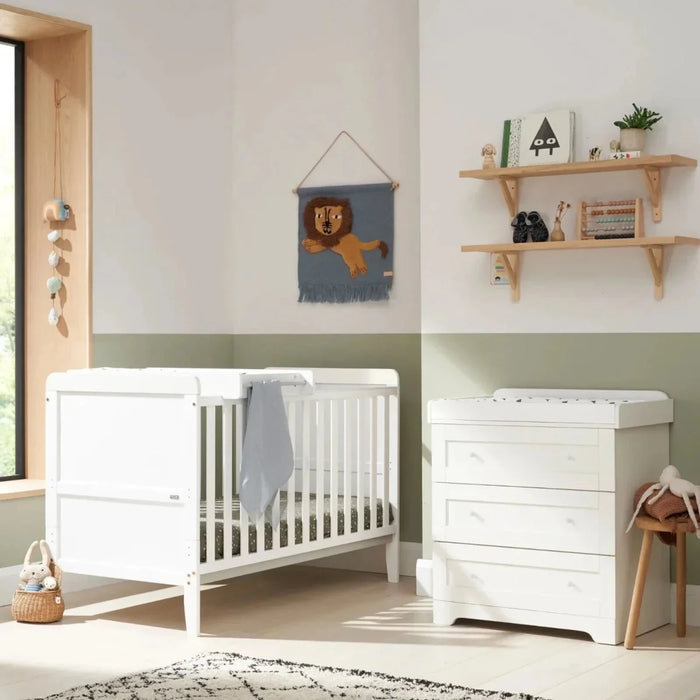 Tutti Bambini Rio 2-Piece Nursery Furniture Set – White