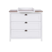 Tutti Bambini Verona 3-Piece Nursery Furniture Set – White & Oak image 14