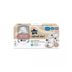 Tommee Tippee Natural Start Baby Bottles – Pack of 3