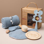 Bopoobo 1Set Bath Toys Set Kid Swaddle Wrap Baby Milestones image 9