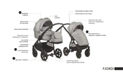 Noordi Fjordi V1 2in1 Pushchair with ThermoCot™ Carrycot image 36