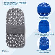 Universal Fleece Pushchair Footmuff / Cosy Toes image 3