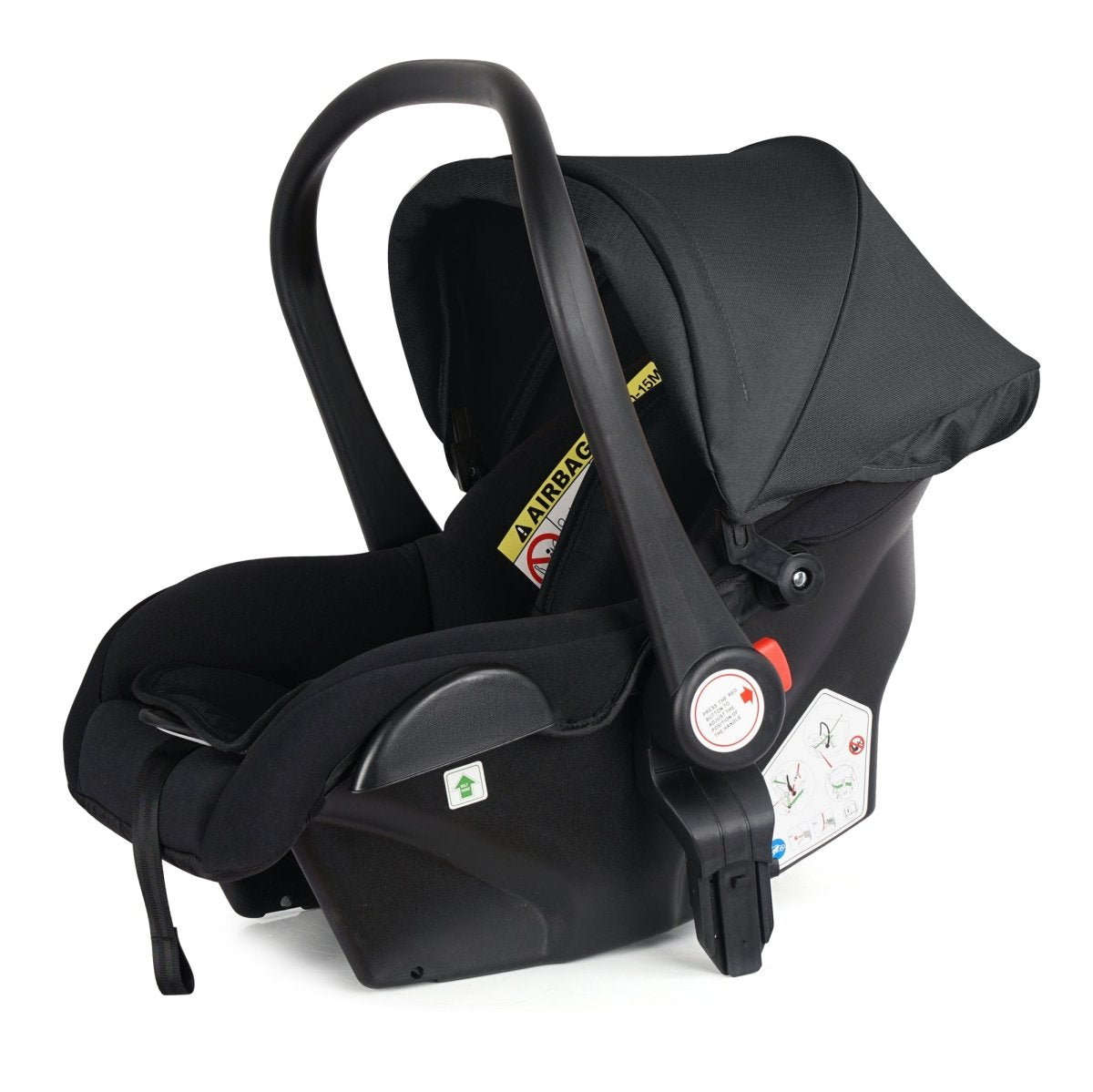 Cruise 3 In 1 Travel System With i-Size Car Seat - Eclipse Black (Free Cupholder / Seat Liner Included!)