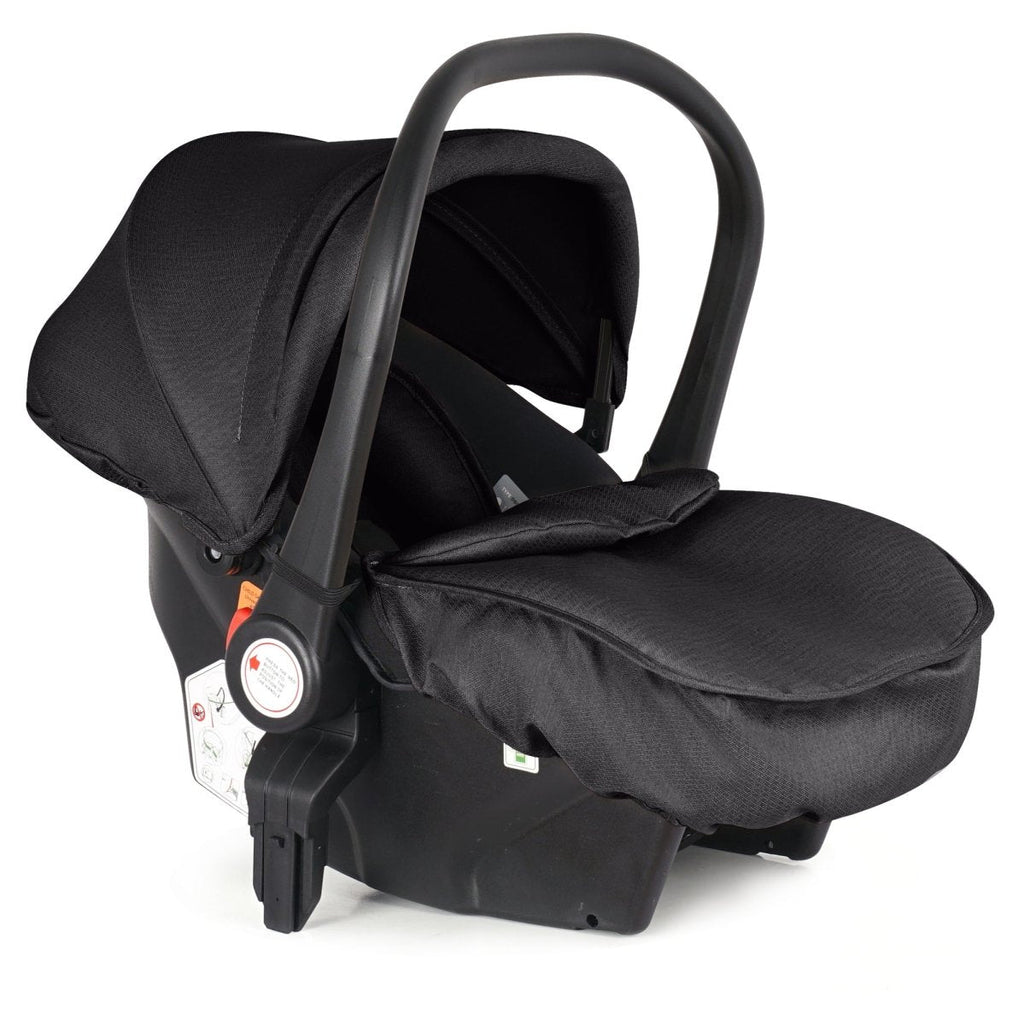 Cruise 3 In 1 Travel System With i-Size Car Seat - Eclipse Black (Free Cupholder / Seat Liner Included!)