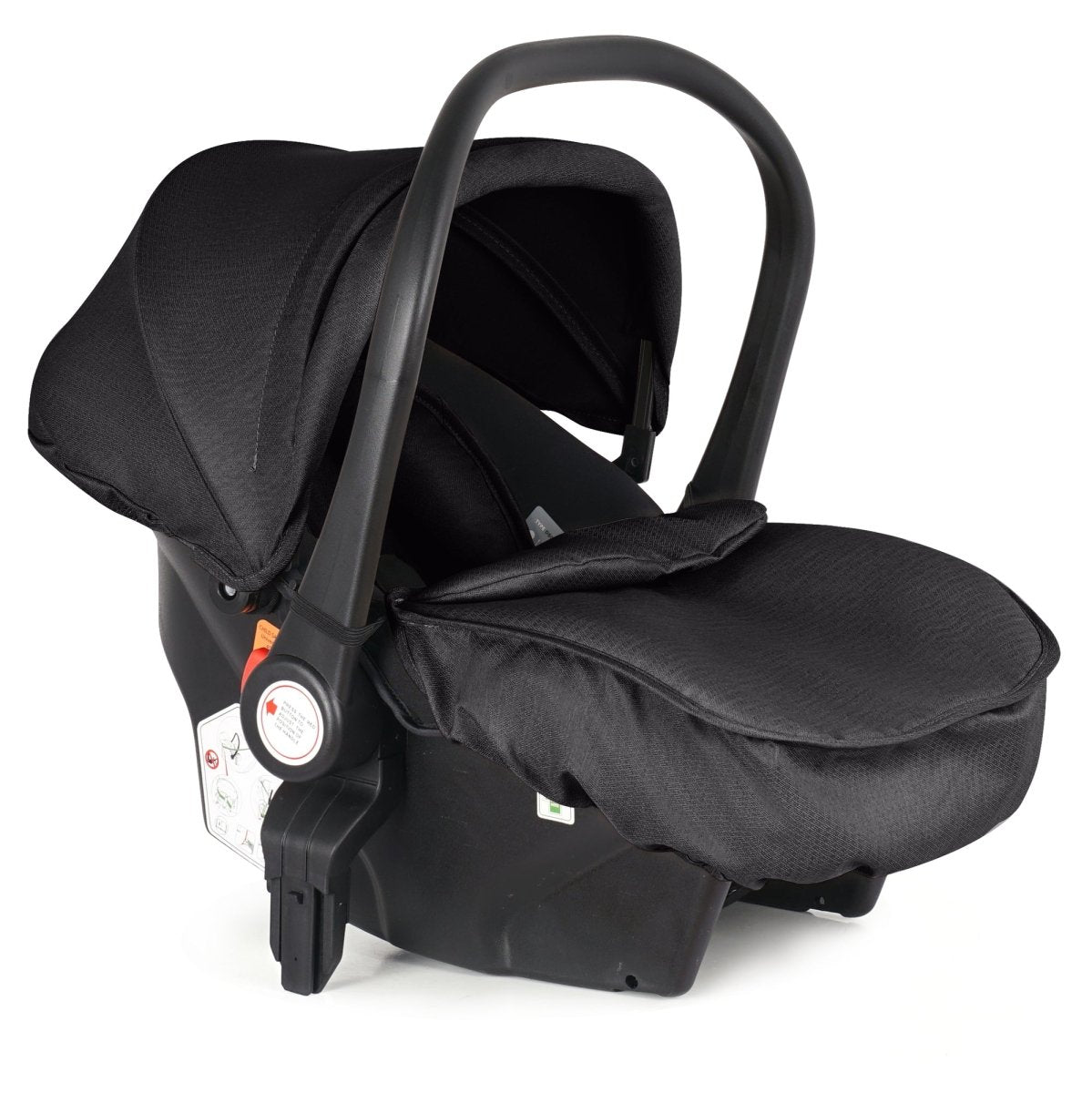 Cruise 3 In 1 Travel System With i-Size Car Seat - Eclipse Black (Free Cupholder / Seat Liner Included!)